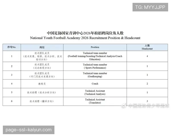 中国足球协会公布2026青训评估体系 设立全国统一标准，中国足协青训大纲精神解读